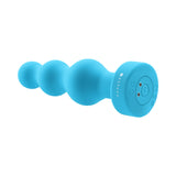 Gender X Plugged Up Rechargeable Silicone Vibrating Beaded Plug Teal
