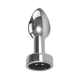 Gender X Rockin' Metal Plug Mini Rechargeable Vibrating Anal Plug Aluminum Silver
