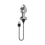 Gender X Rockin' Metal Plug XL Rechargeable Vibrating Anal Plug Aluminum Silver