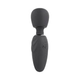 Selopa Buzz One Out Rechargeable Silicone Mini Wand Vibrator Black
