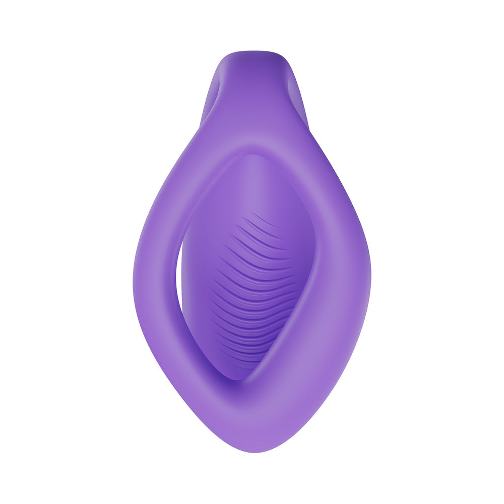 We-Vibe Sync O Rechargeable Silicone Couples Vibrator with Remote Control - Purple