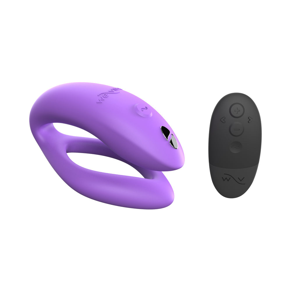 We-Vibe Sync O Rechargeable Silicone Couples Vibrator with Remote Control - Purple