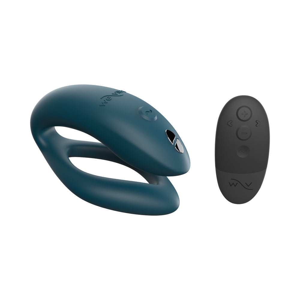We-Vibe Sync O Rechargeable Silicone Couples Vibrator with Remote Control - Velvet Green
