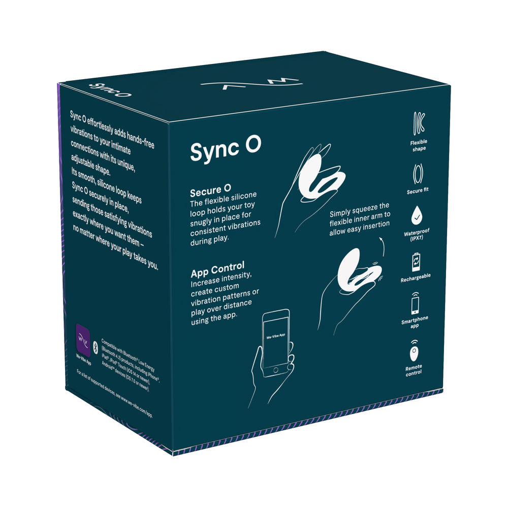 We-Vibe Sync O Rechargeable Silicone Couples Vibrator with Remote Control - Velvet Green