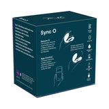 We-Vibe Sync O Rechargeable Silicone Couples Vibrator with Remote Control - Velvet Green