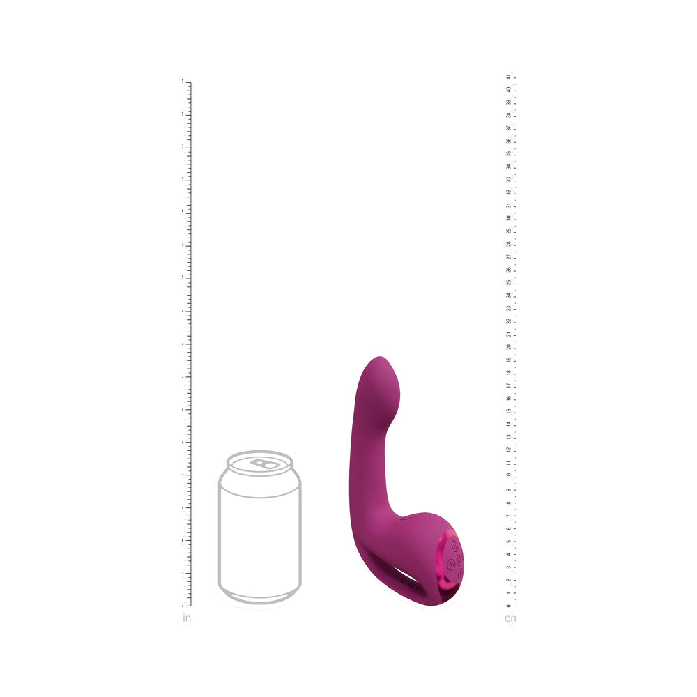 VIVE RIKO Rechargeable Triple Motor Thumper with Finger Motion and Pulse Wave Stimulator Pink