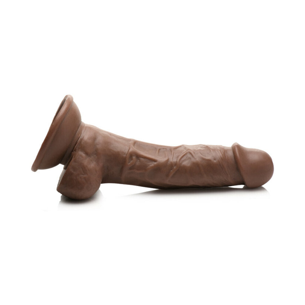 Jock Weightlifting Wesley 7 inch Dildo with Balls Dark