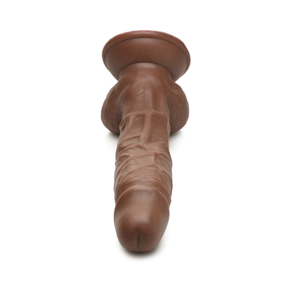 Jock Weightlifting Wesley 7 inch Dildo with Balls Dark