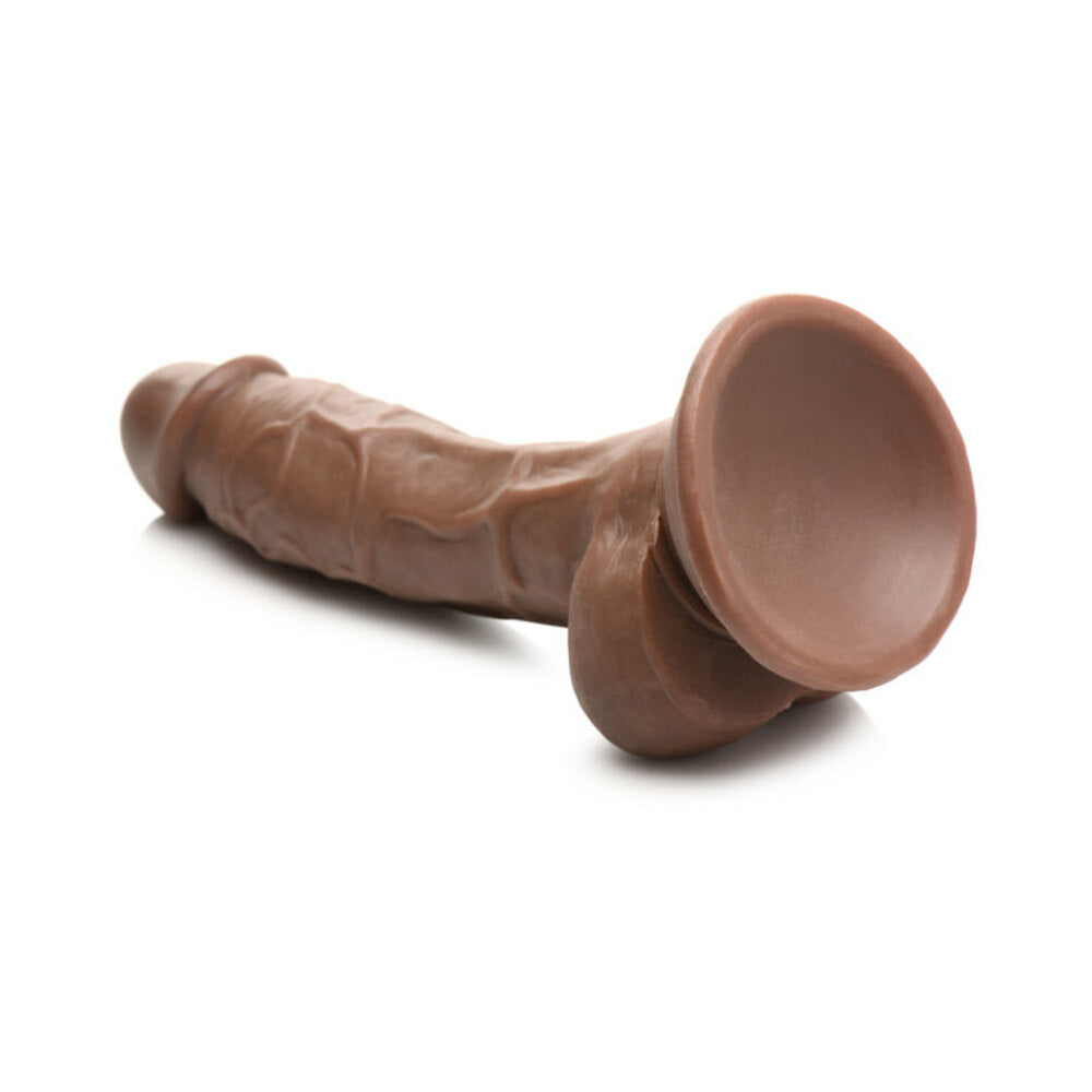 Jock Weightlifting Wesley 7 inch Dildo with Balls Dark