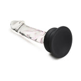 Pleasure Crystals 5.6 inches Glass Dildo with Silicone Base