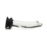 Pleasure Crystals 7.6 inches Glass Dildo with Silicone Base