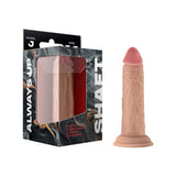 Shaft Model J: 5.5 inch Dual Density Silicone Dildo Pine