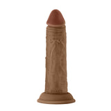 Shaft Model J: 5.5 inch Dual Density Silicone Dildo Oak
