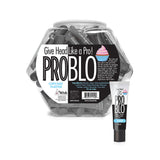 Pro Blo Cupcake Oral Pleasure Gel 65-Piece Fishbowl Display featuring individual gel tubes and branding.