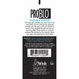 Pro Blo Cupcake Oral Pleasure Gel 65-Piece Fishbowl Display ingredients list on package.