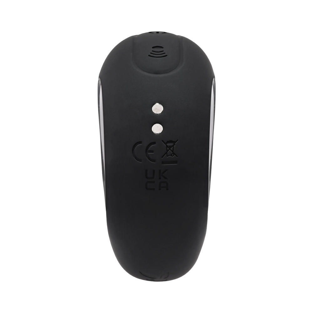 Playboy Ring My Bell Rechargeable Silicone Tapping Vibrator Black