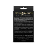 Fetish & Fashion Zippered Mouth Hood Black