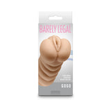 Barely Legal Gogo Realistic Stroker packaging showcasing closed-ended design for intense suction.