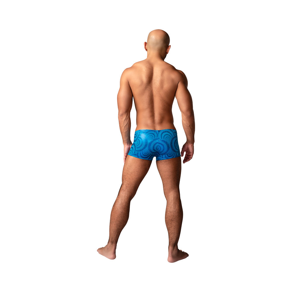 Male Power KaleiDickscope Mini Short Sky Blue XL