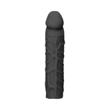 RealRock Skin 7 inches Penis Extender Sleeve Black