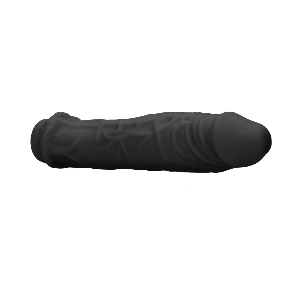 RealRock Skin 6 inches Penis Extender Sleeve Black