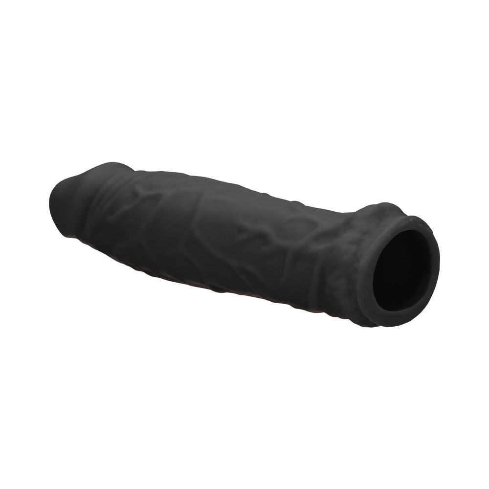 RealRock Skin 6 inches Penis Extender Sleeve Black