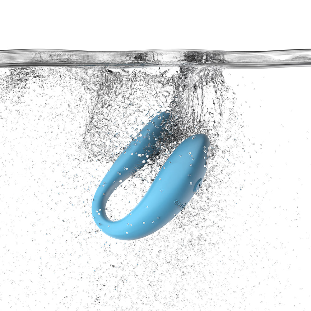 We-Vibe Sync Go App Control Rechargeable Silicone Couples Vibrator - Turquoise