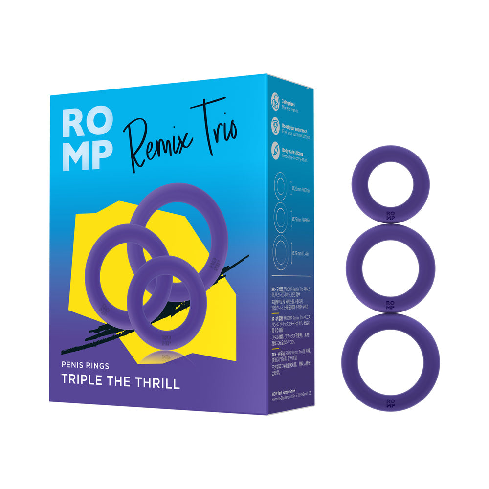 ROMP Remix Trio Penis Rings