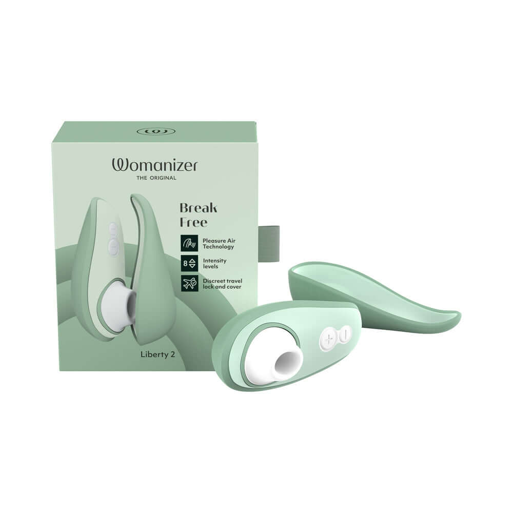Womanizer Liberty 2 Rechargeable Silicone Clitoral Stimulator - Sage