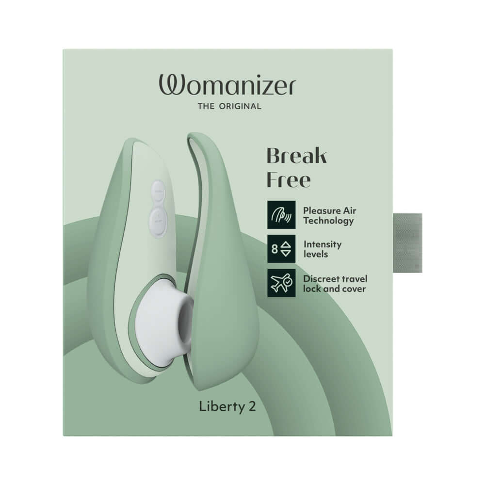 Womanizer Liberty 2 Rechargeable Silicone Clitoral Stimulator - Sage