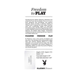 Playboy Jewels Glass Anal Plug
