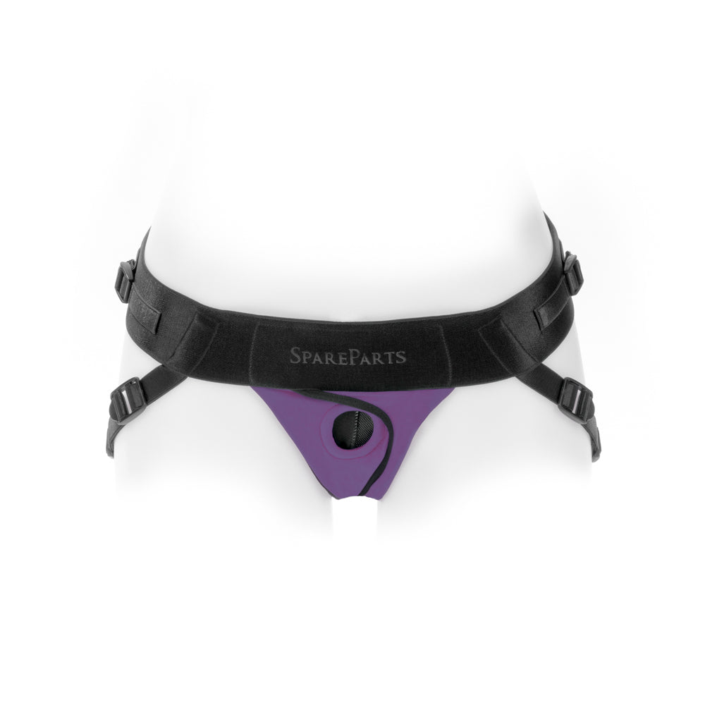 SpareParts Joque Cover Underwear Harness Purple (Double Strap) Size A Nylon