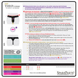 SpareParts Theo Cover Underwear Harness Black (Single Strap) Size A Nylon