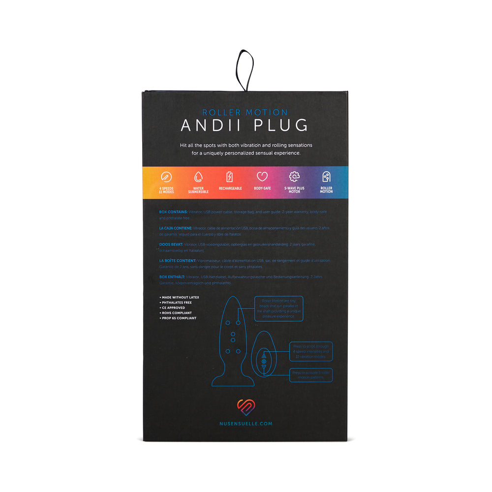Nu Sensuelle Andii Roller Motion Plug Navy