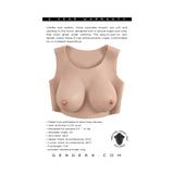 Gender X Undergarments Plate D-Cup Silicone Light