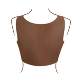 Gender X Undergarments Plate E-Cup Silicone Dark