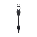 Zero Tolerance Plug & Tug Rechargeable Vibrating C-Ring Combo Silicone Black