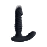 Zero Tolerance Striker Rechargeable Thrusting Anal Vibe with Remote Silicone Black