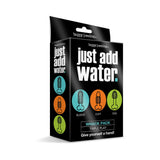Just Add Water Whack Pack Triple Play packaging showing sleeve, cuff, and egg designs for customizable pleasure.