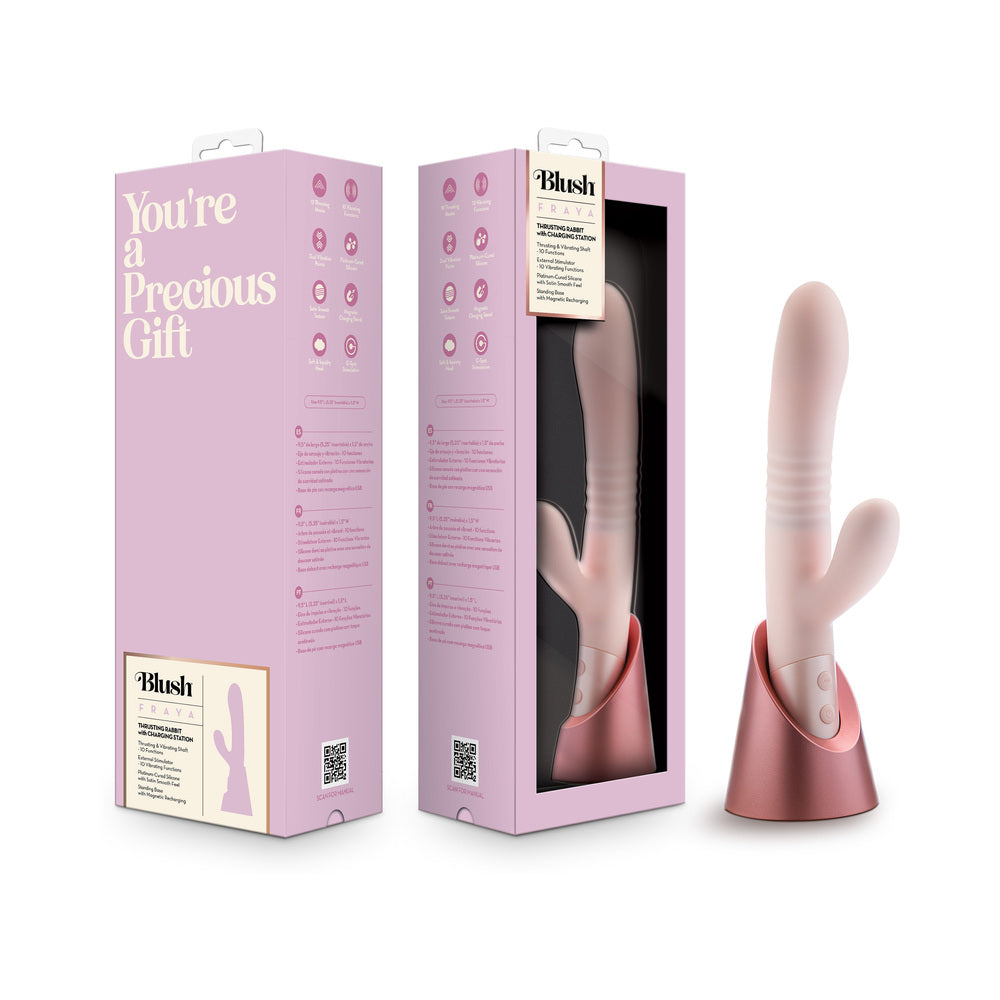 Blush Fraya Rabbit Vibrator Pink