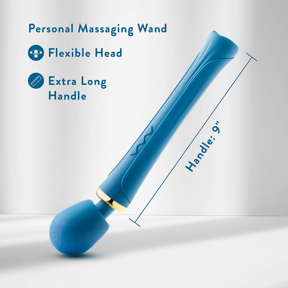 Blush Dianna Wand Massager Teal