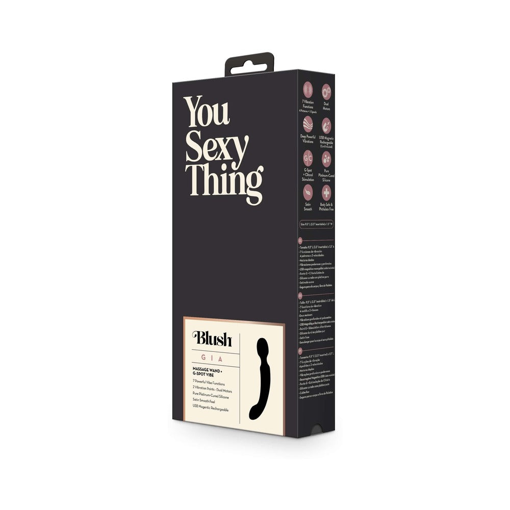 Blush Gia Vibrator Black