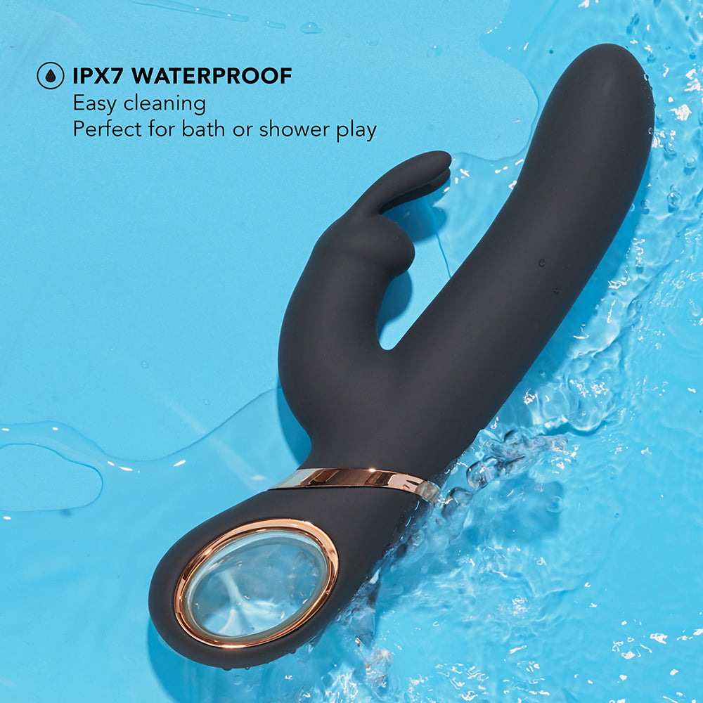 Blush Victoria Rabbit Vibrator Black