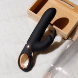 Blush Victoria Rabbit Vibrator Black