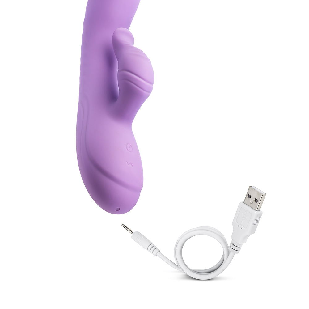 Blush Evelyn Rabbit Vibrator Purple