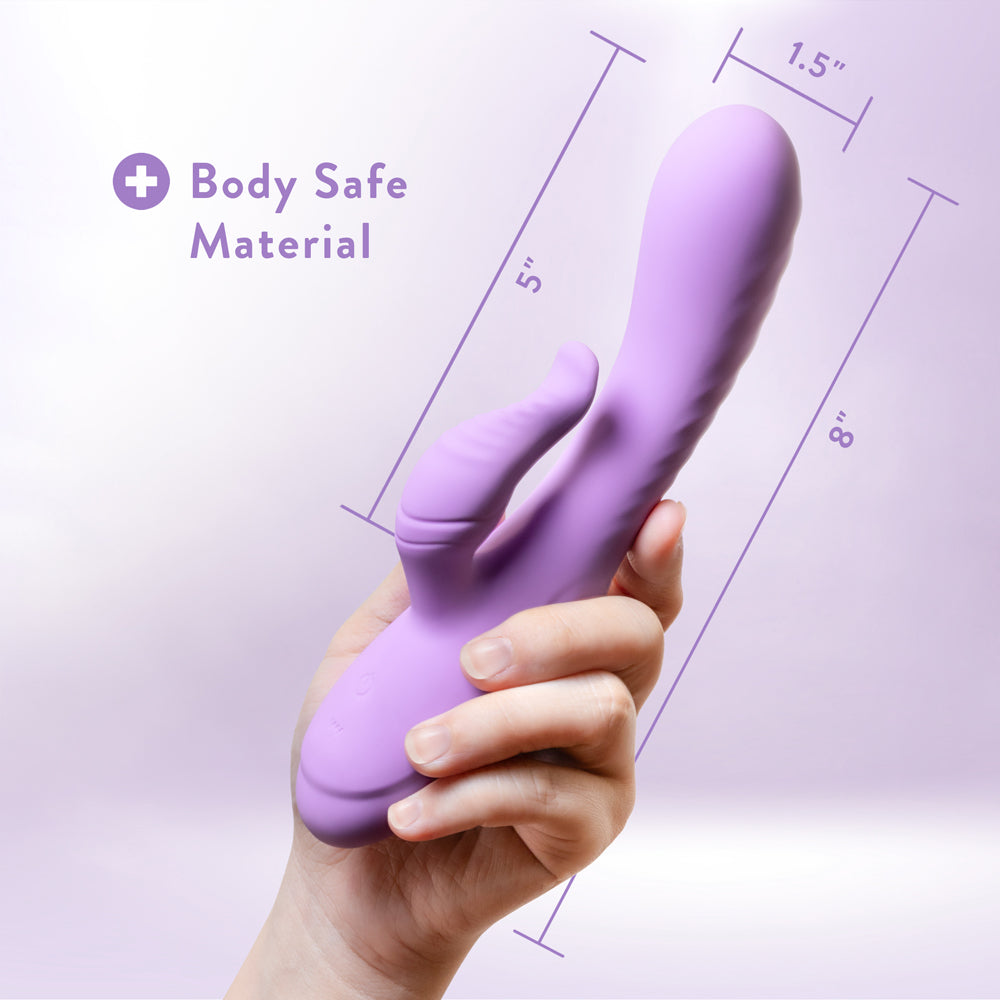 Blush Evelyn Rabbit Vibrator Purple