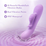 Blush Evelyn Rabbit Vibrator Purple