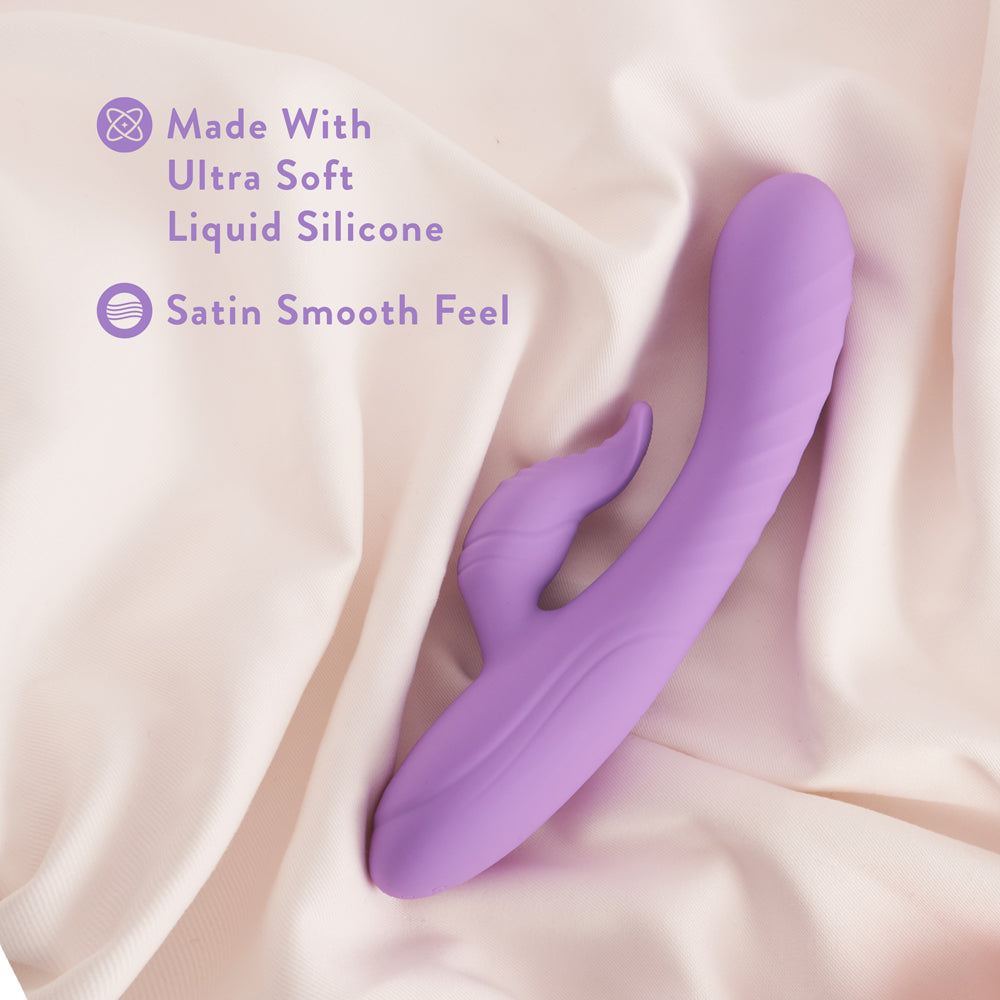 Blush Evelyn Rabbit Vibrator Purple
