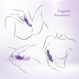 Blush Evelyn Rabbit Vibrator Purple