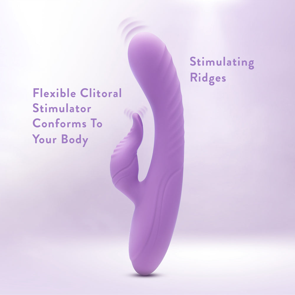Blush Evelyn Rabbit Vibrator Purple